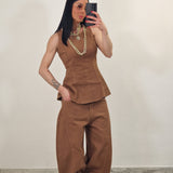 Coordinato di jeans LAYLA bruciato