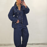 Camicione ARYA blu scuro