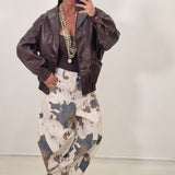 Bomber ecopelle VIVIANA marrone