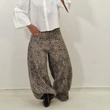 Jeans ONKY leopardato
