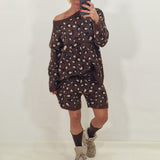 Coordinato Marlyn marrone