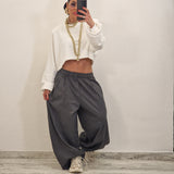 Pantalone LUCILLA fumo