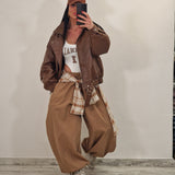 Jacket in ecopelle BONNY