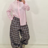 SEOUL checked trousers