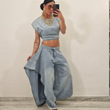 Coordinato in denim MASON