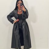 Trench in ecopelle Enola nero