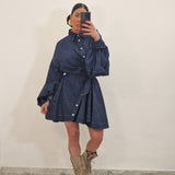 Abito di jeans TRENDY blu scuro