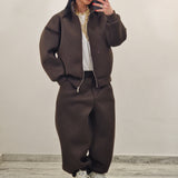 Coordinato/Tuta MECY marrone