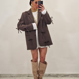 Blazer FLOCK marrone