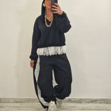 Coordinato tuta BLISS  LUMINA nero