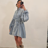 Abito di jeans TRENDY blu chiaro