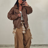 Jacket in ecopelle BONNY