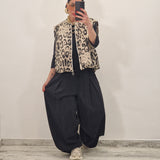 Gilet MIAMI leopardato