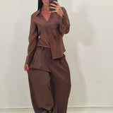 Camicia Blair marrone