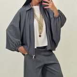 Coordinato Asia grigio