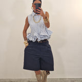 Camicia TRECY righe celeste