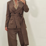 Coordinato Ester marrone