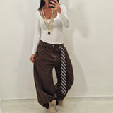Jeans Maison marrone
