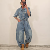 Tuta intera in denim AMIRY