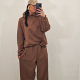 Coordinato tuta NATHAN marrone