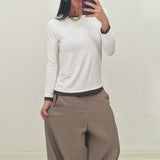 Pantalone FATIMA tortora