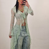 Spolverino AISHA verde acqua