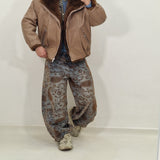 LOREN beige double-face jacket