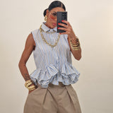 Camicia TRECY righe multicolore