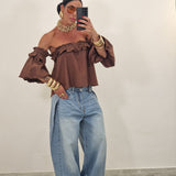 Maglia GLAMM marrone
