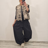Gilet MIAMI leopardato