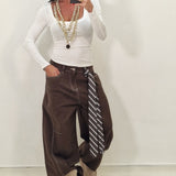 Jeans Maison marrone