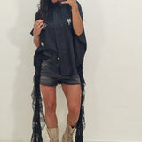 Pantaloncino jeans ROOM nero