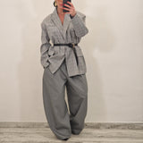 Blazer VALERY quadri nero