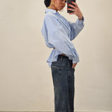 Casacca DANA a strisce celeste