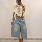 Bermuda in denim NEYMAR blu chiaro