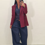 Blazer Raissa borgogna