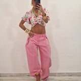 Jeans  YARA rosa