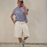 Bermuda di jeans bianco ELIA
