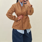 Blazer Madame camel