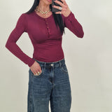 Burgundy SUEDE sweater