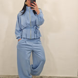 Coordinato tuta ASSIA celeste