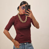 Maglia BASIC bordeaux
