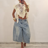 Bermuda in denim NEYMAR blu chiaro
