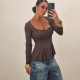 Maglia MIA marrone