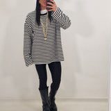 Black and white JANIS shirt