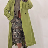 Trench chic verde