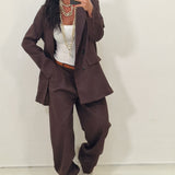 Coordinato TAHARA marrone