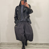 Chiodo in ecopelle STONES nero