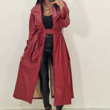 Trench in ecopelle Enola bordeaux