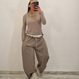 Maglia VELMA tortora